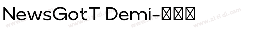 NewsGotT Demi字体转换